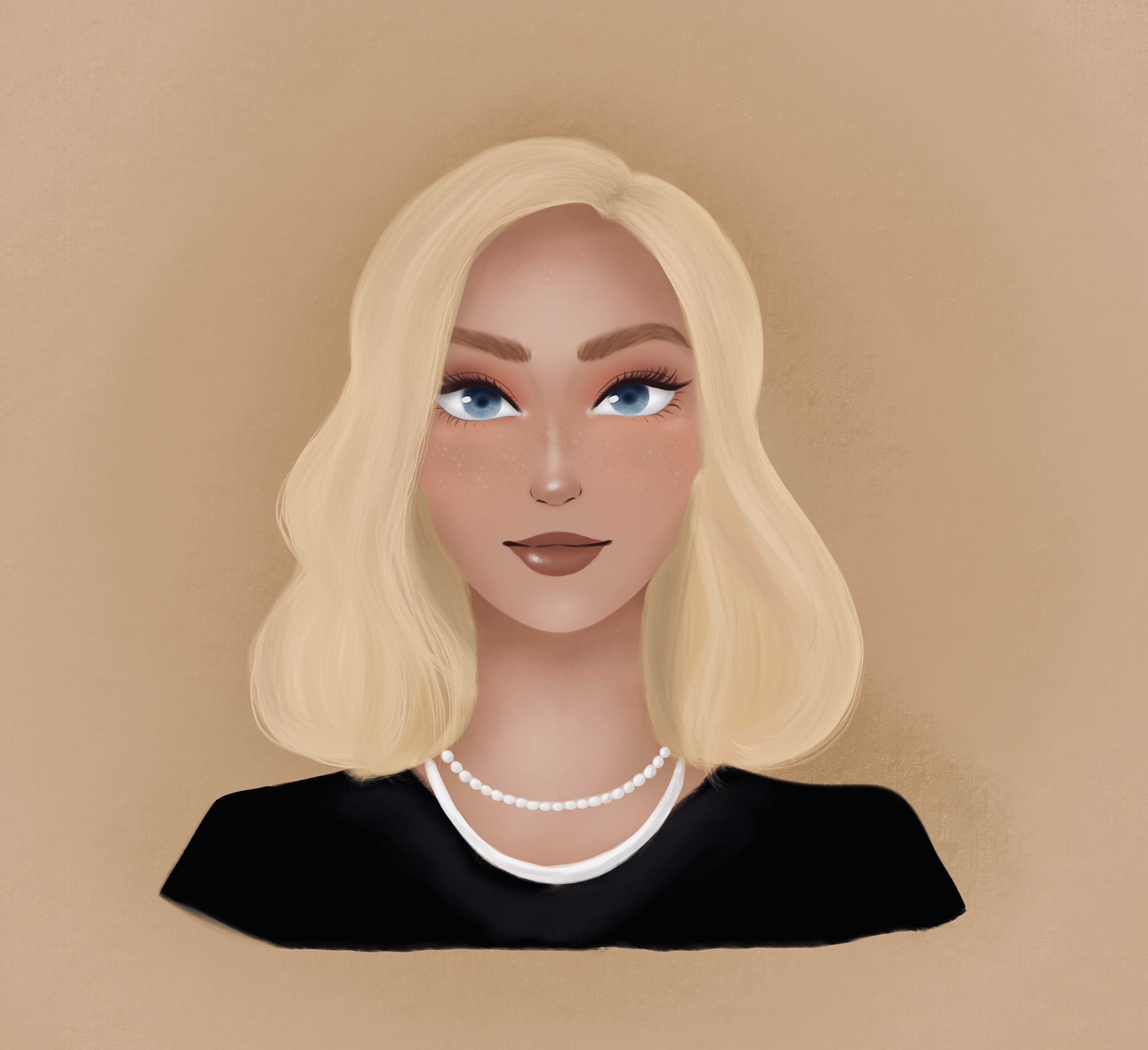 Digital portrait study