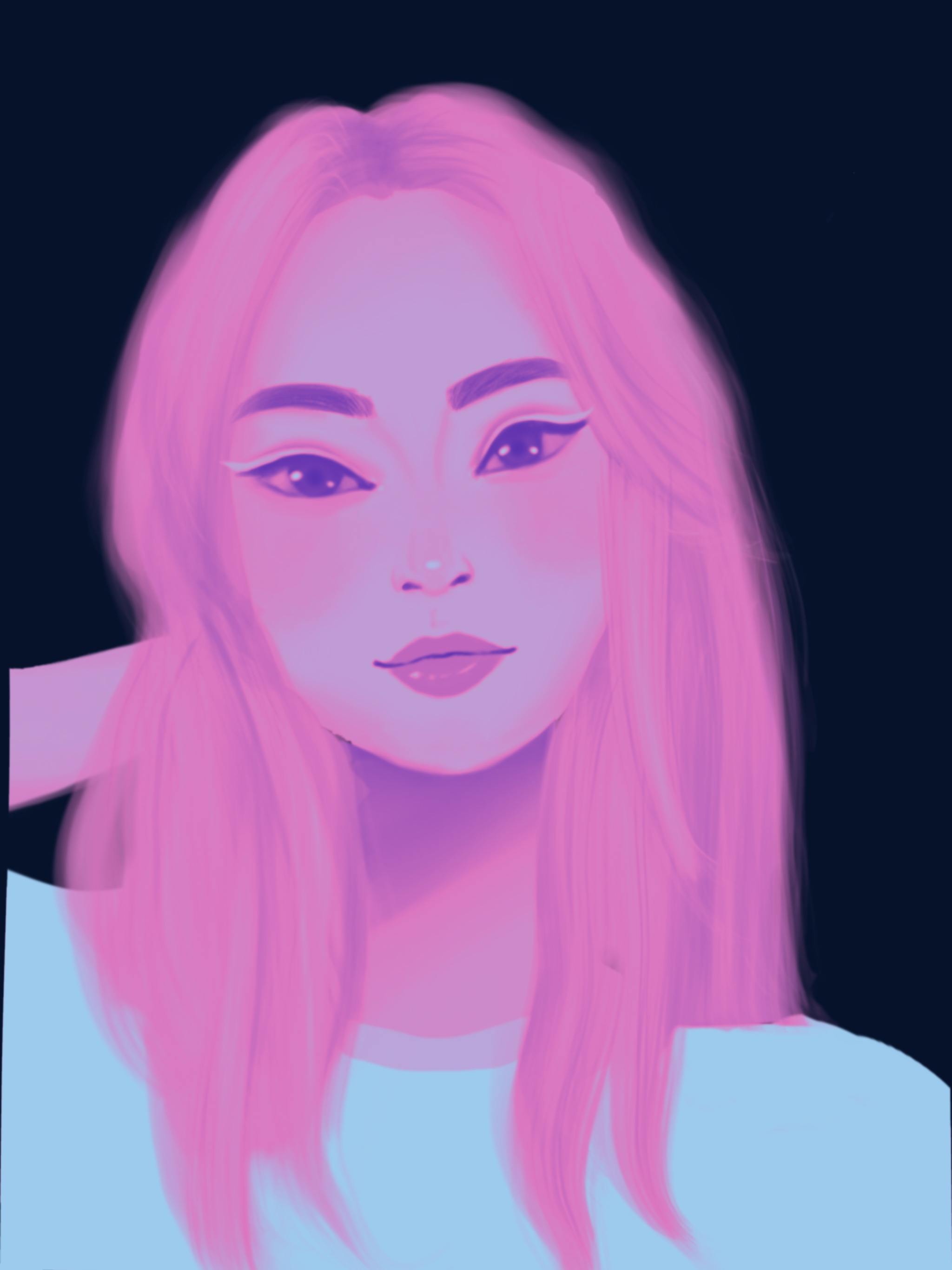 Digital portrait study
