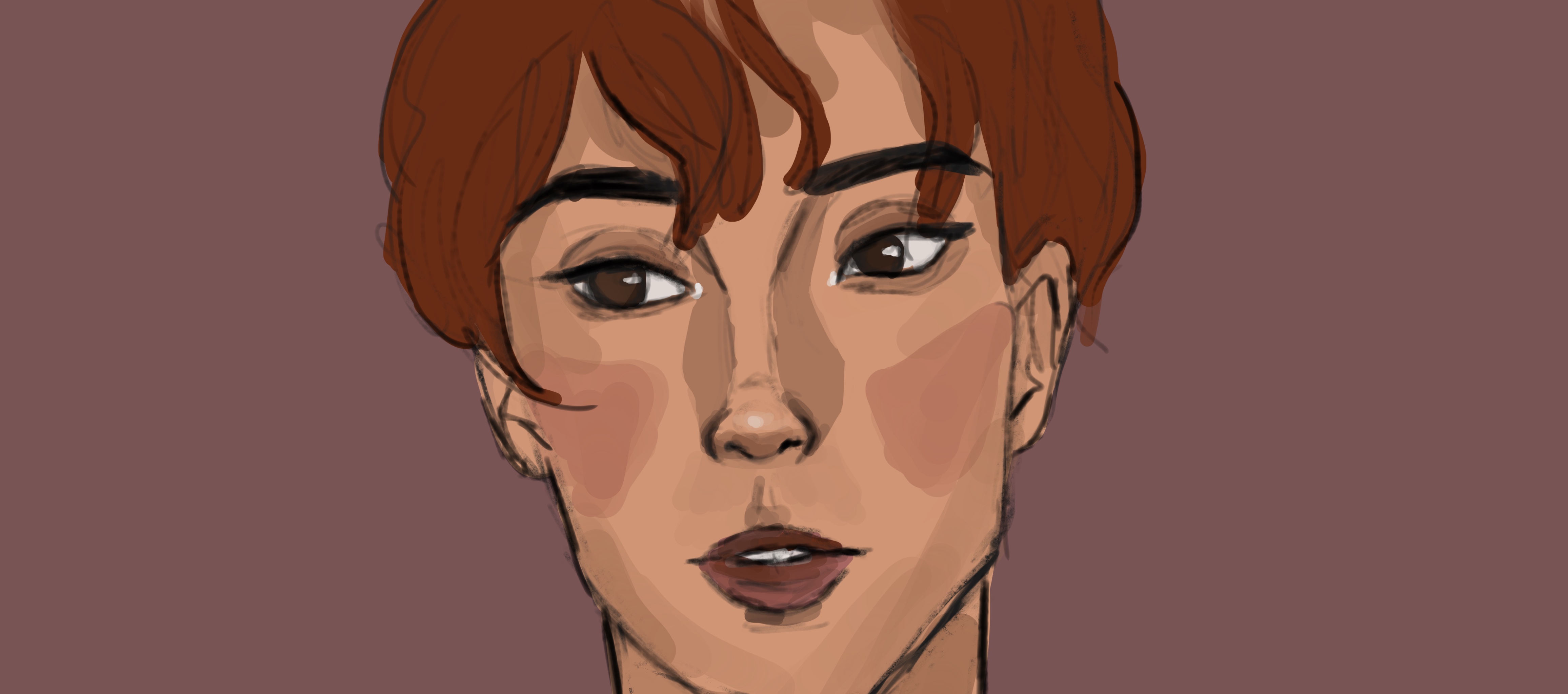 Digital portrait study