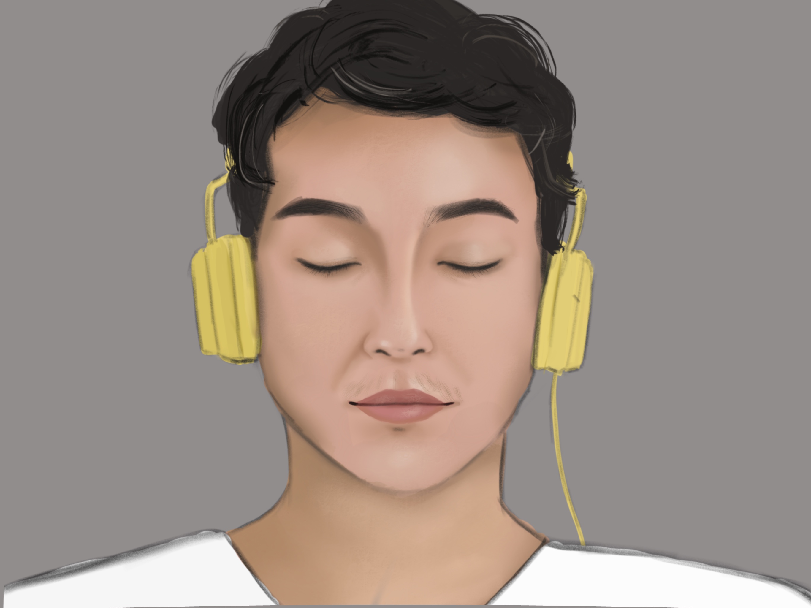 Digital portrait study