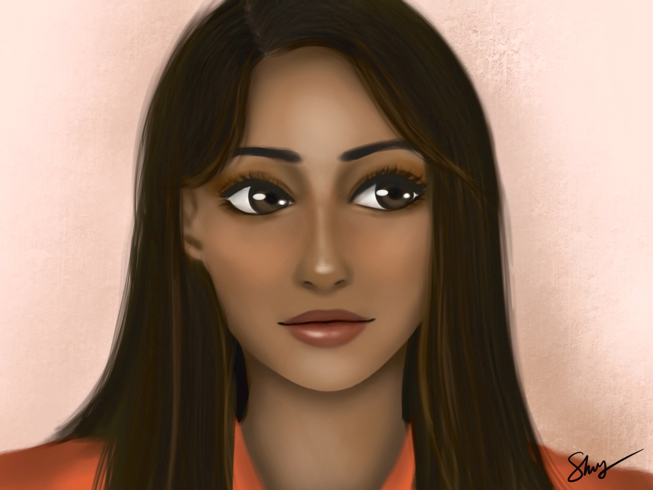 Digital portrait study