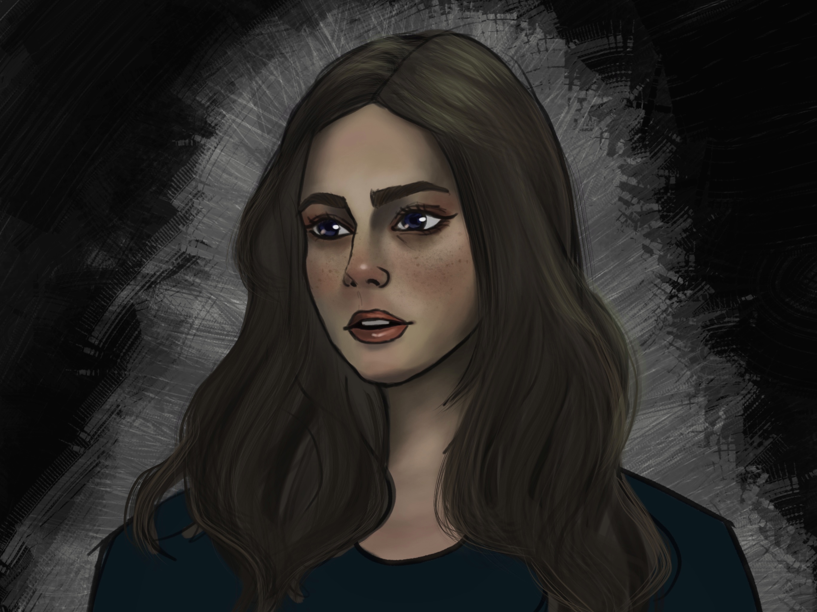 Digital portrait study