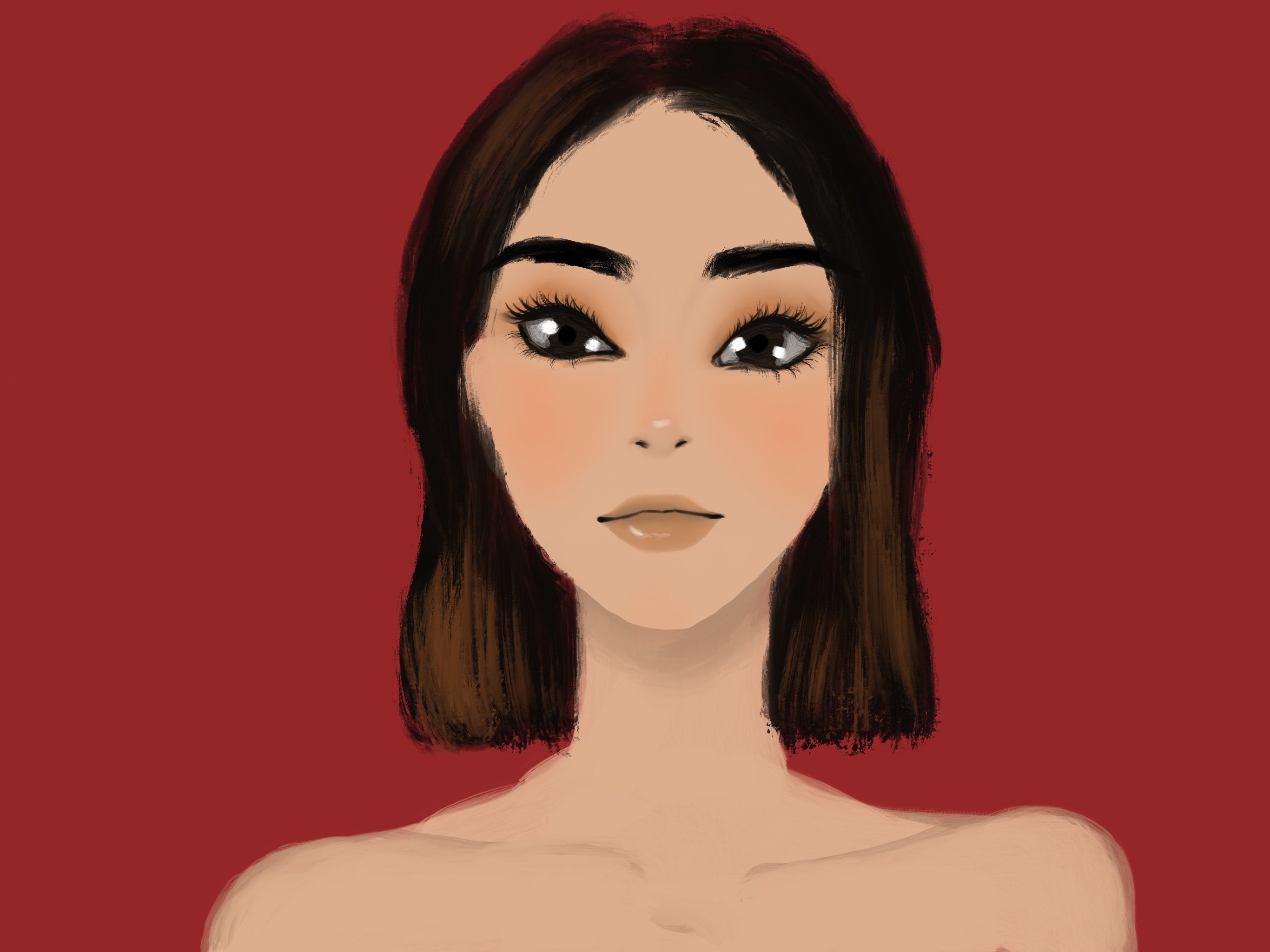 Digital portrait study