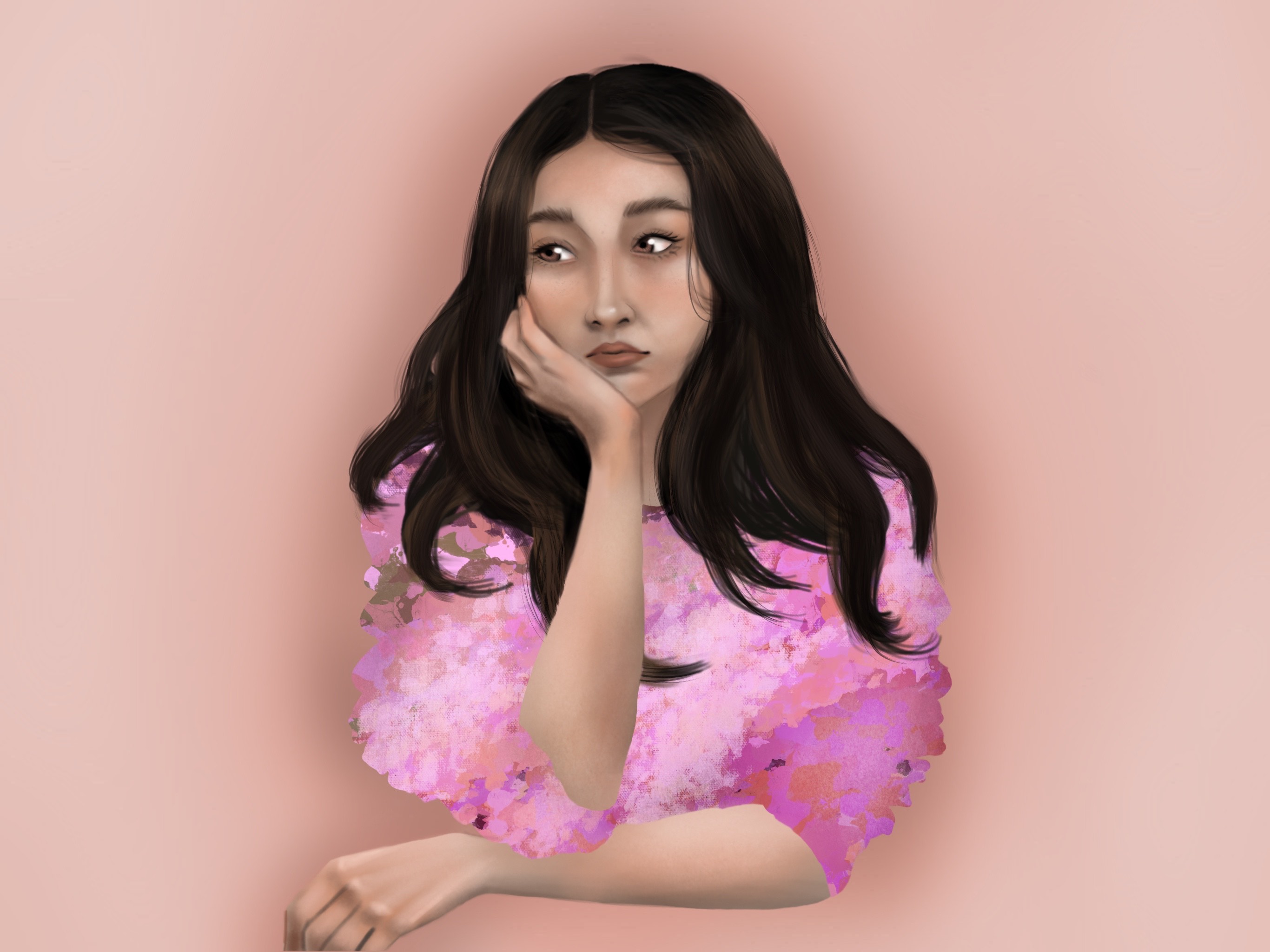 Digital portrait study
