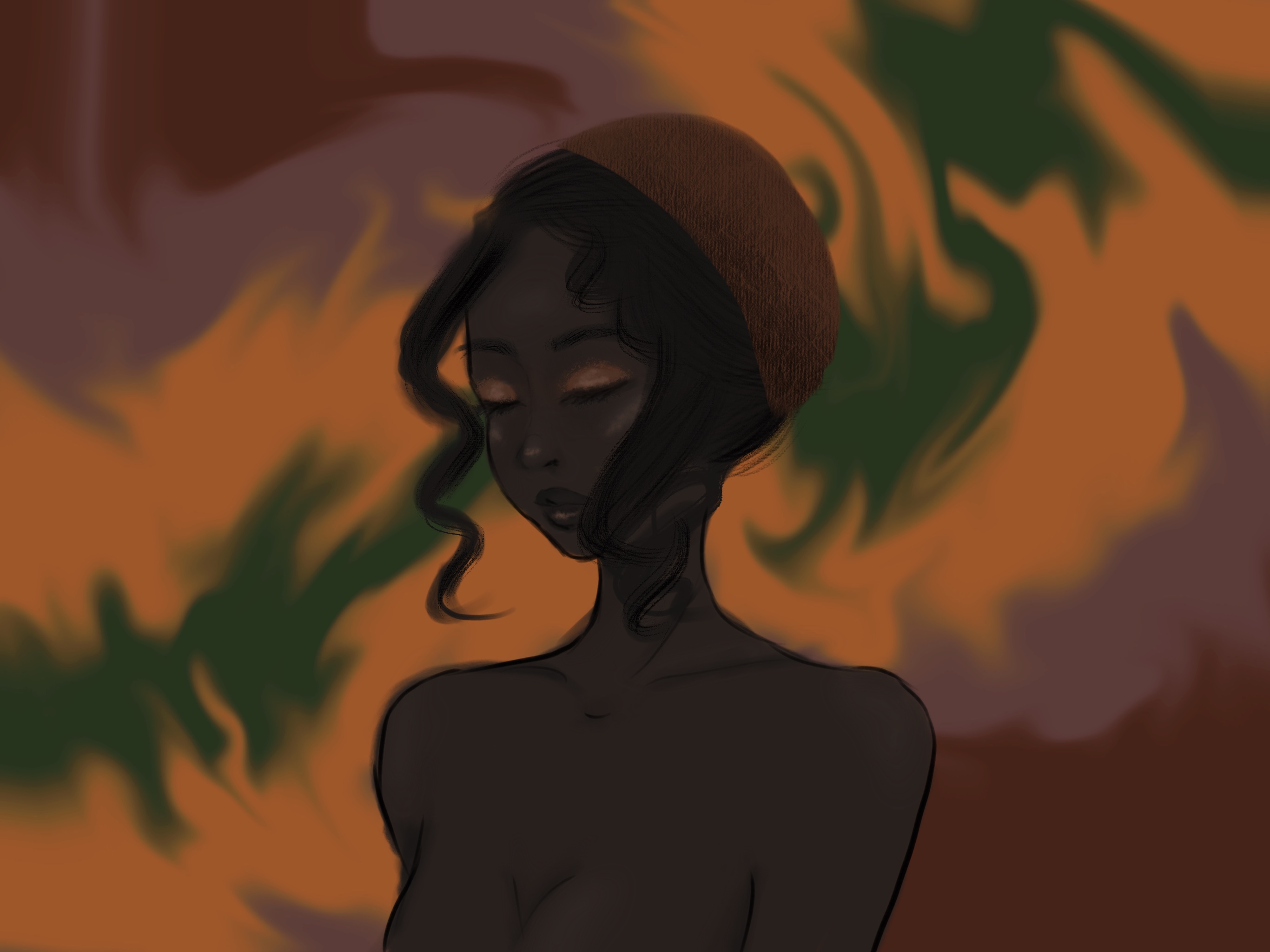 Digital portrait study