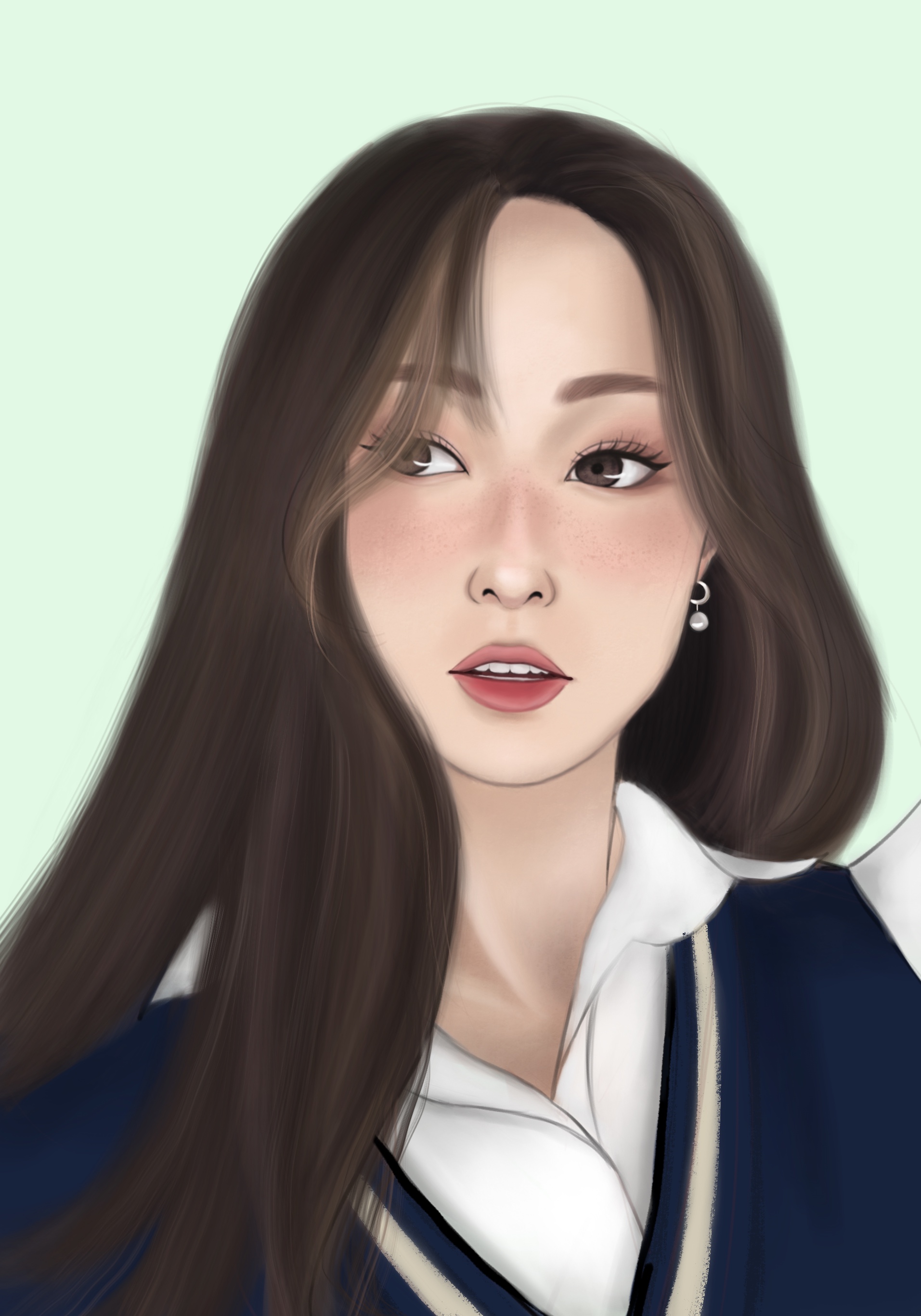 Digital portrait study