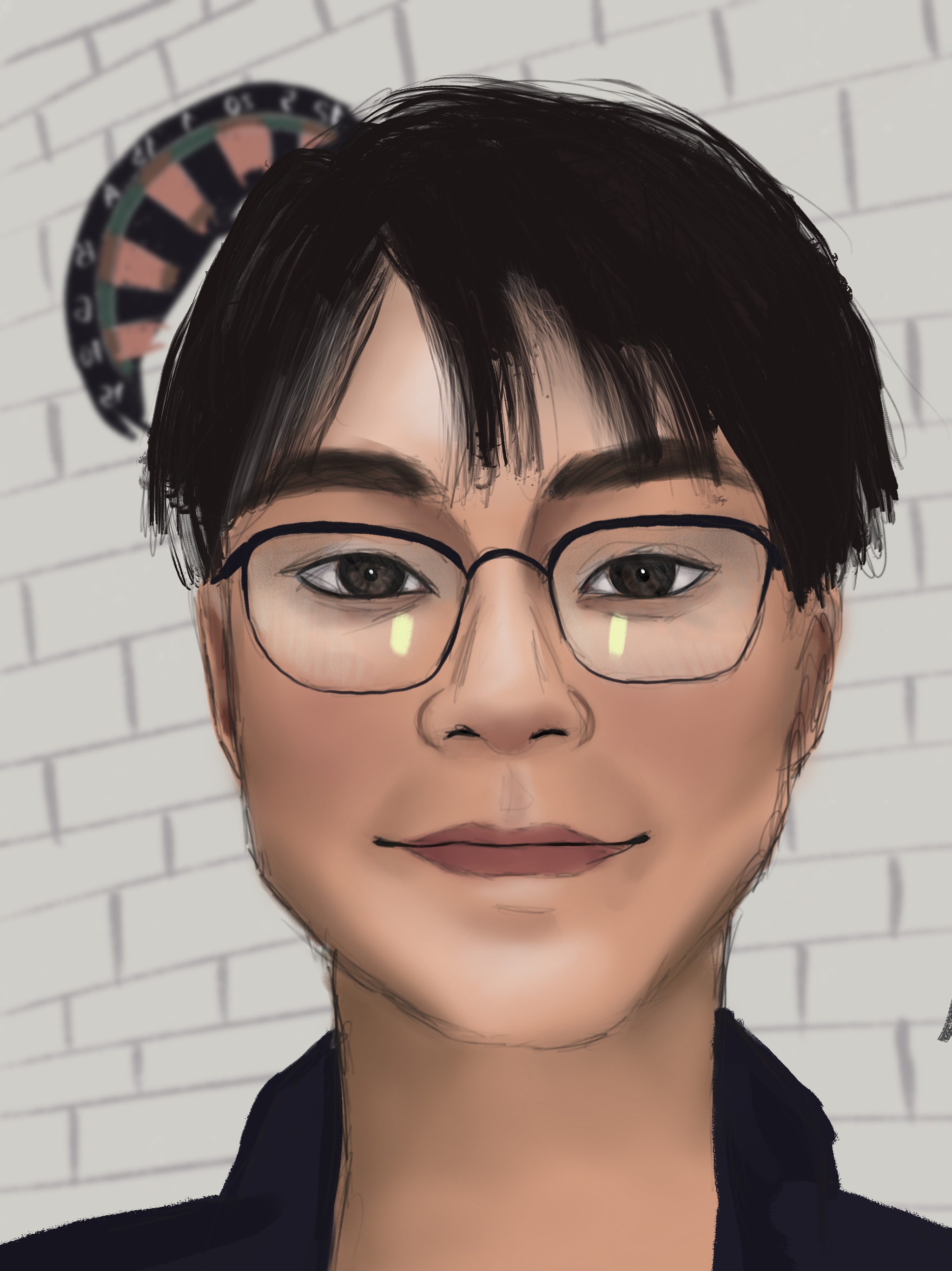 Digital portrait study