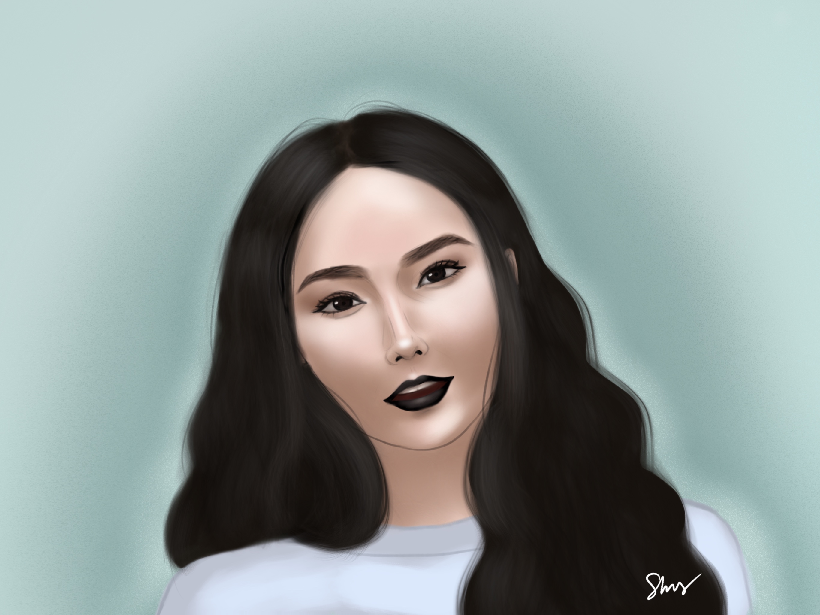 Digital portrait study